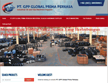 Tablet Screenshot of globalprimaperkasa.com